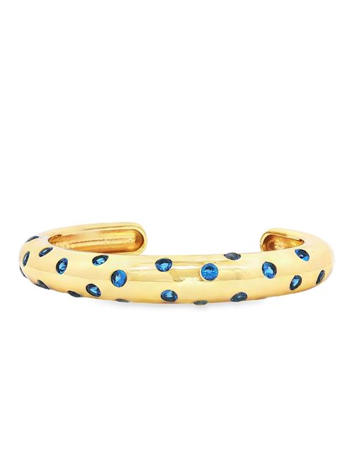 Glamour gold blue stones bracelet GOCCIAZZURRA JEWELS | BRGLAMOUROROAZZURRO